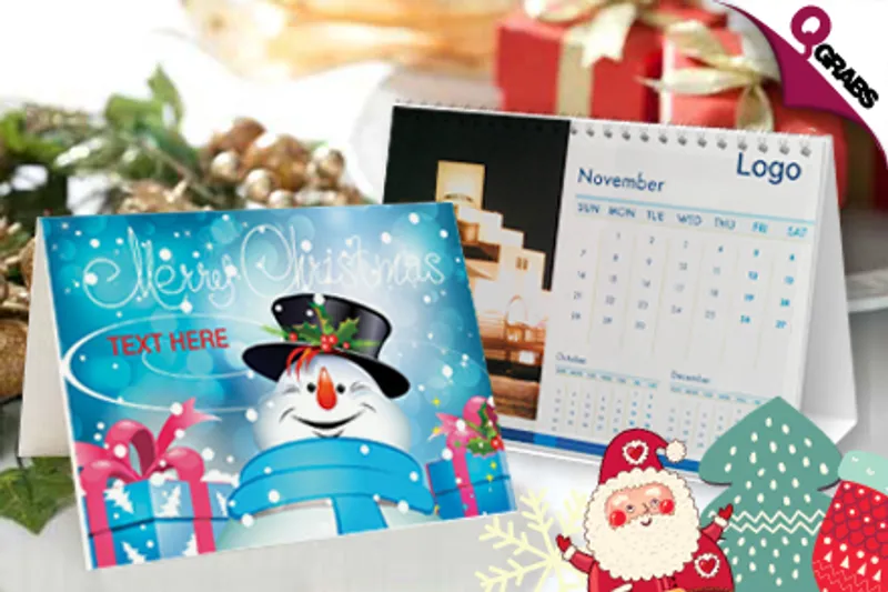 From QR80 Customize Calendars, Festive Wrapping Paper or Christmas Cards! (Up to QR2500 Value)